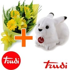Trudi 32cm rabbit soft toy (Curated)